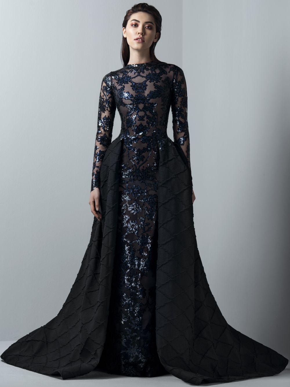 Dress With Overskirt
