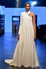 Flap Collar Trapeze Gown