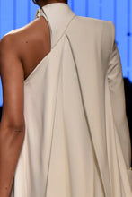 Flap Collar Trapeze Gown