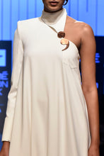 Flap Collar Trapeze Gown