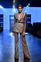 Shimmer Backless Blazer Set