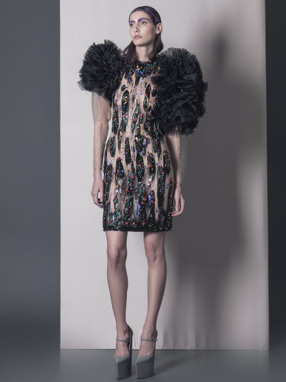 Hand Painted Silicone Injected Dress