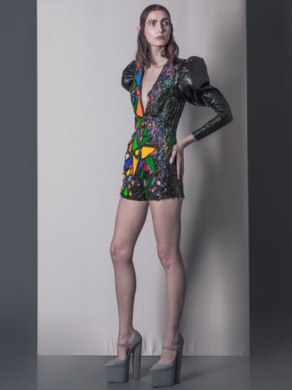 Hand Painted Silicone Injected Jumpsuit