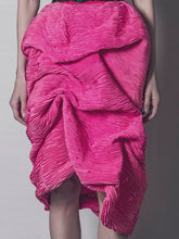 Hand Painted Corset & Draped Skirt