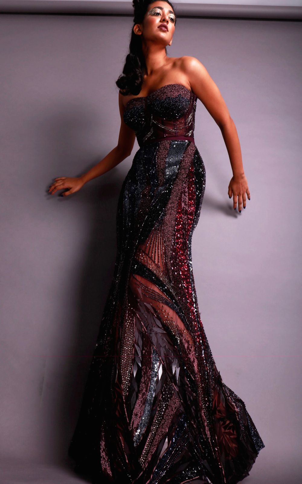 Embellished Handmade Gown