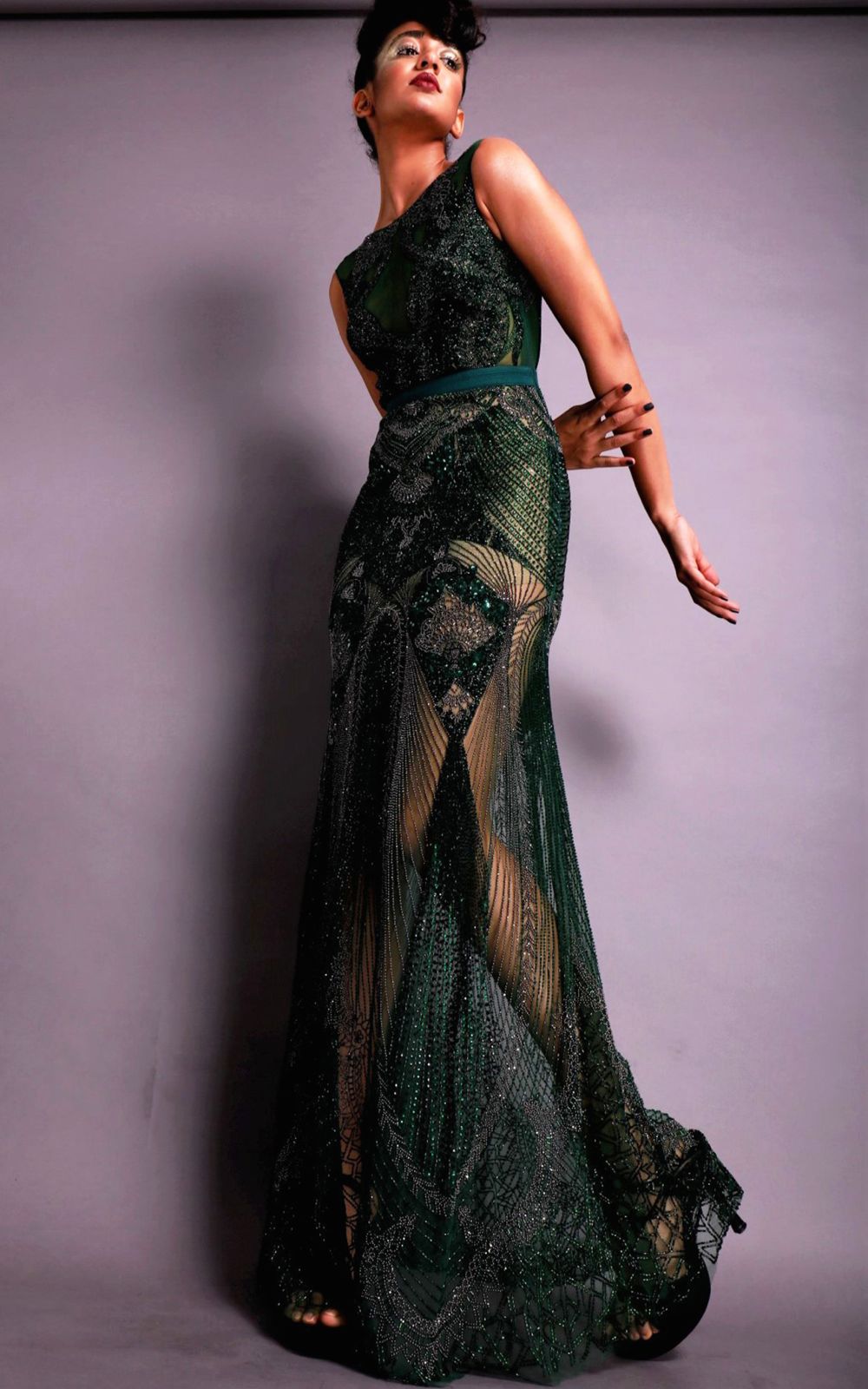 Embellished Handmade Gown