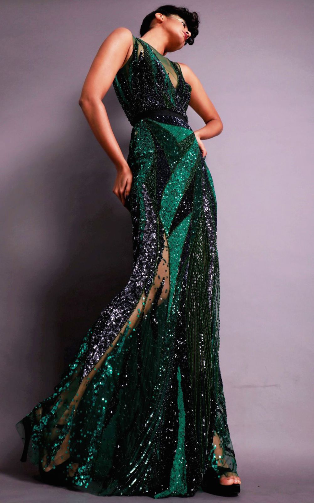 Embellished Handmade Gown