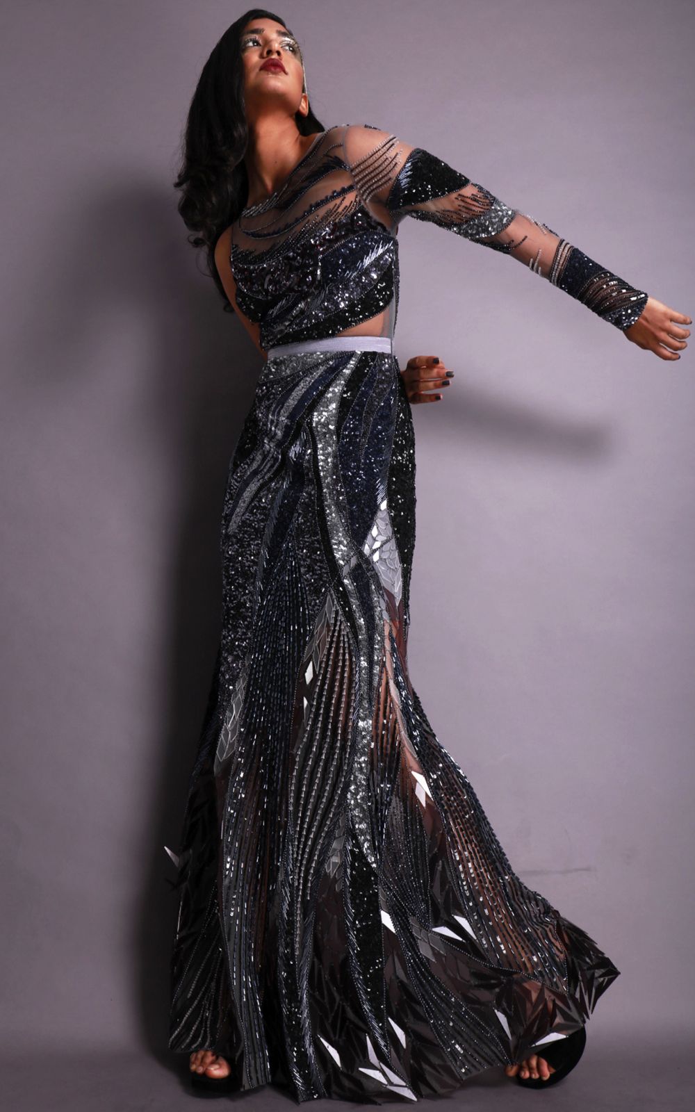 Embellished Handmade Gown