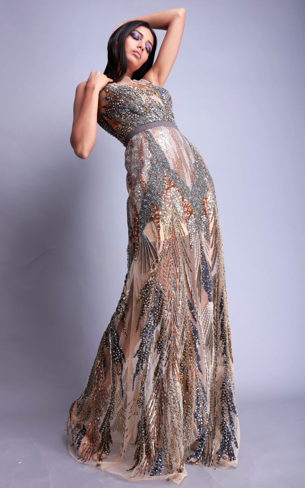 Embellished Handmade Gown