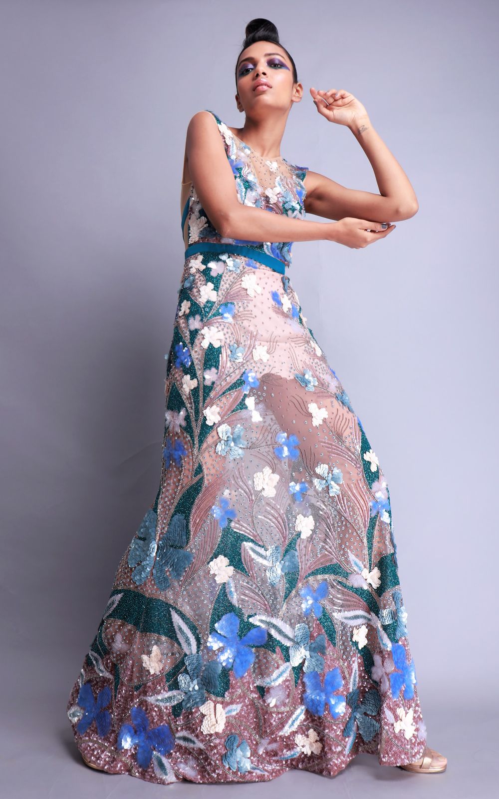 Embellished Handmade Gown