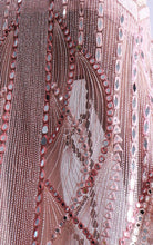 Pink Mirror Work Handmade Gown