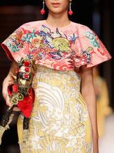 Hand Embroidered Short Cape