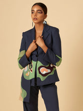 UNDEFINED APPLIQUE JACKET & PANTS SET