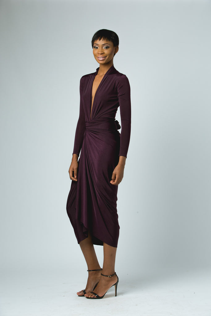 celine purple dress : Hello, I'm V. I went to see the Celine show today, and first of all, there were so many really pretty looks. Among them, that purple dress the one with