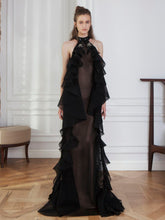 Embroidered Net Dress