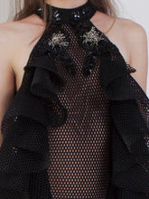 Embroidered Net Dress