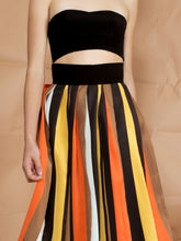 Strapless Top & High Cut Skirt