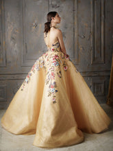 Embroidered Ball Gown