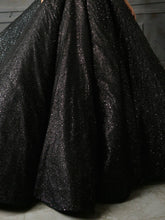 Voluminous Glitter Gown