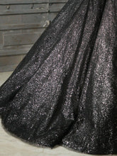 Voluminous Glitter Gown