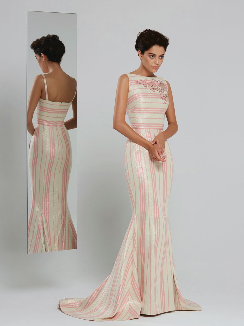 Embroidered Mermaid Dress