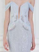 Hand Beaded Lace Gown