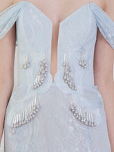 Hand Beaded Lace Gown
