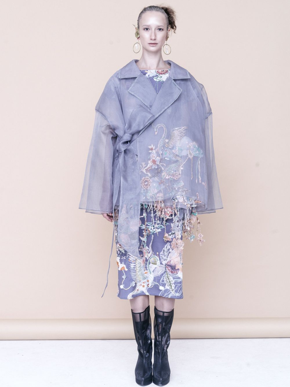 Embellished Dress & Coat