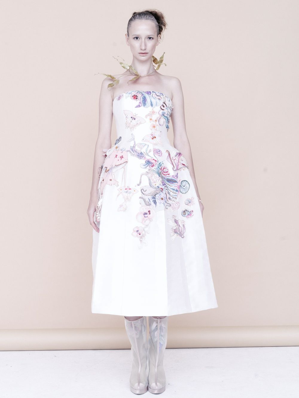 Couture Dress With Coat