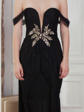 Gown With Silver Beading