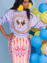 Embroidered Shirt & Skirt Set