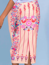 Embroidered Shirt & Skirt Set