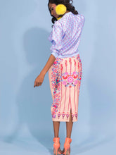 Embroidered Shirt & Skirt Set