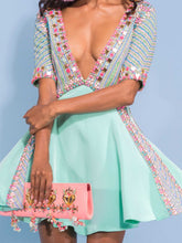 Embellished Short Dress