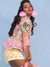 Embellished Half Jacket & Romper