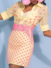 Embroidered Shirt & Skirt Set