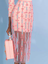 Embellished Dress & Skirt Set