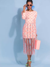 Embellished Dress & Skirt Set