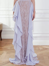 Lace Volant Gown