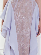 Lace Volant Gown