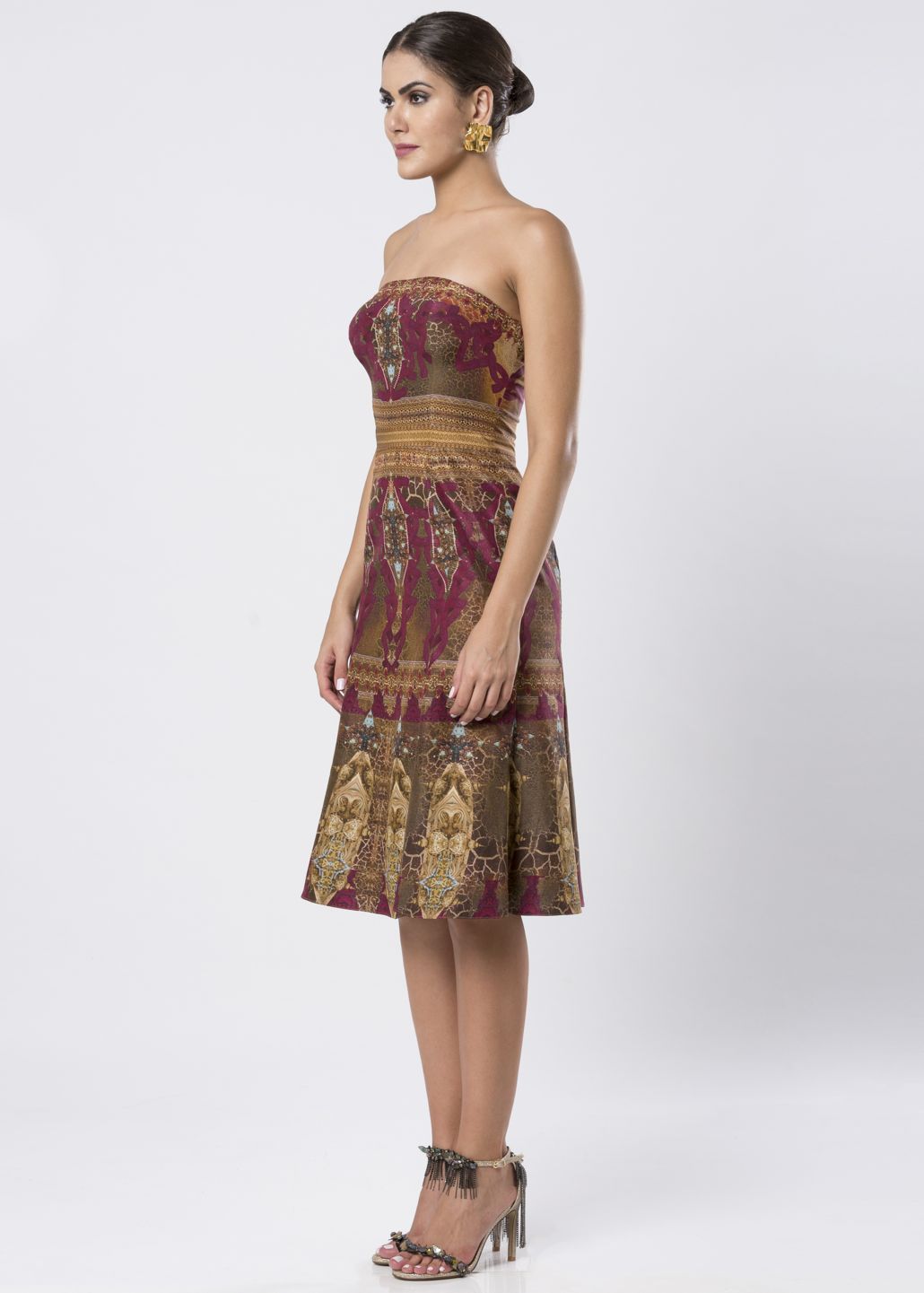 STRAPLESS SHIFT DRESS STRAPLESS SHIFT DRESS