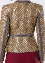GOLD SEQUINED JACKET
