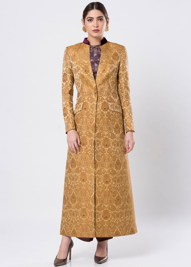 bijuly 工藤万季　ROUNDED LADY LONG COAT Wish En Ciel: Oversized Coat for Women, Long Embroidered