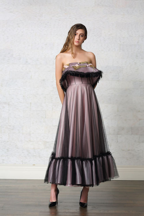 Embroidered Ball Gown