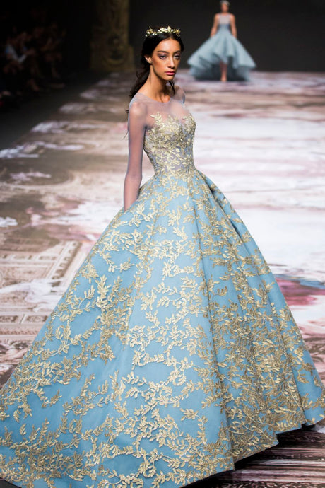 Hand Embellished Princess Couture Dress