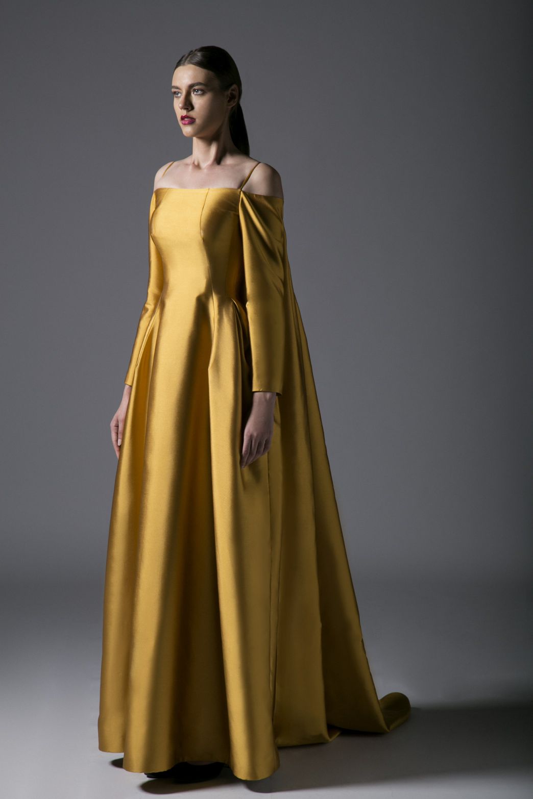 cape off the shoulder dress Dancing Queen 4306