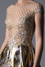 GOLD EMBROIDERED DRESS