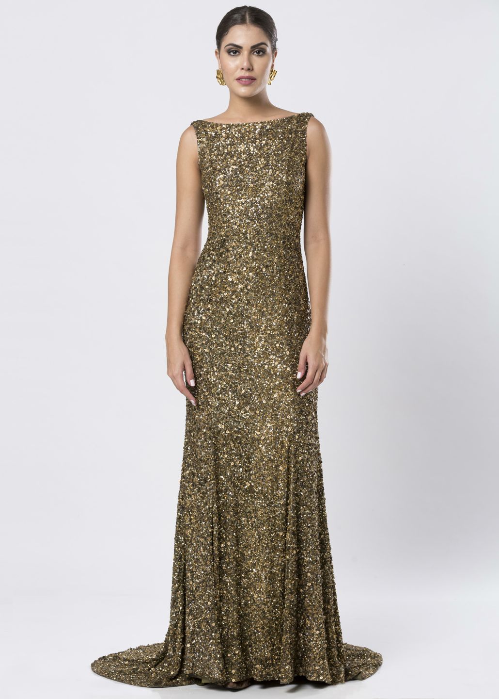 SEQUINED GOWN