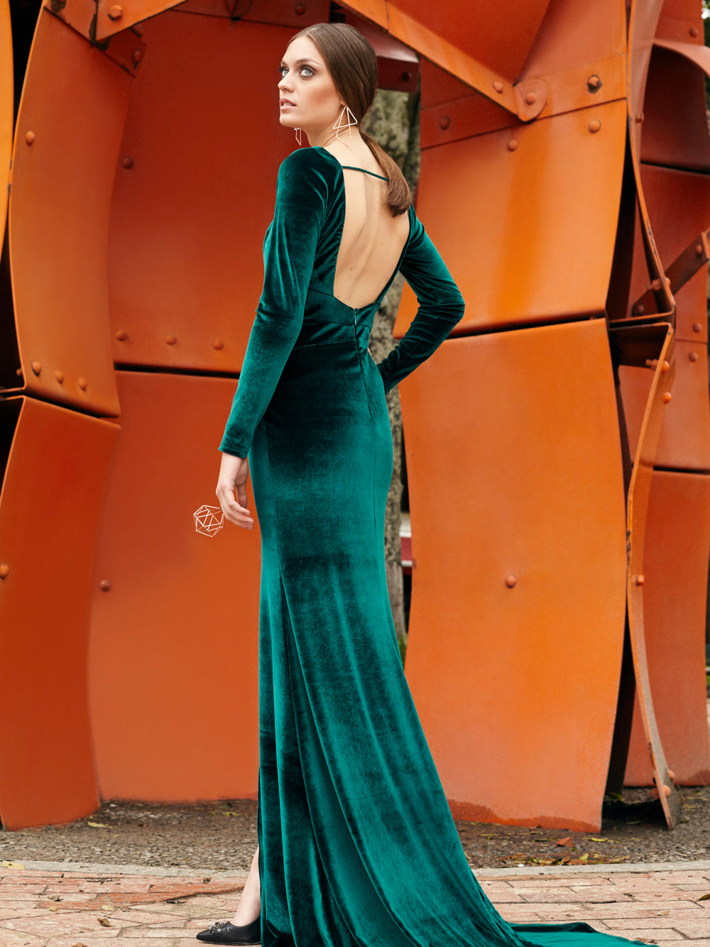 Long Velvet Dress – World Wide Couture Long Velvet Dress – World Wide Couture