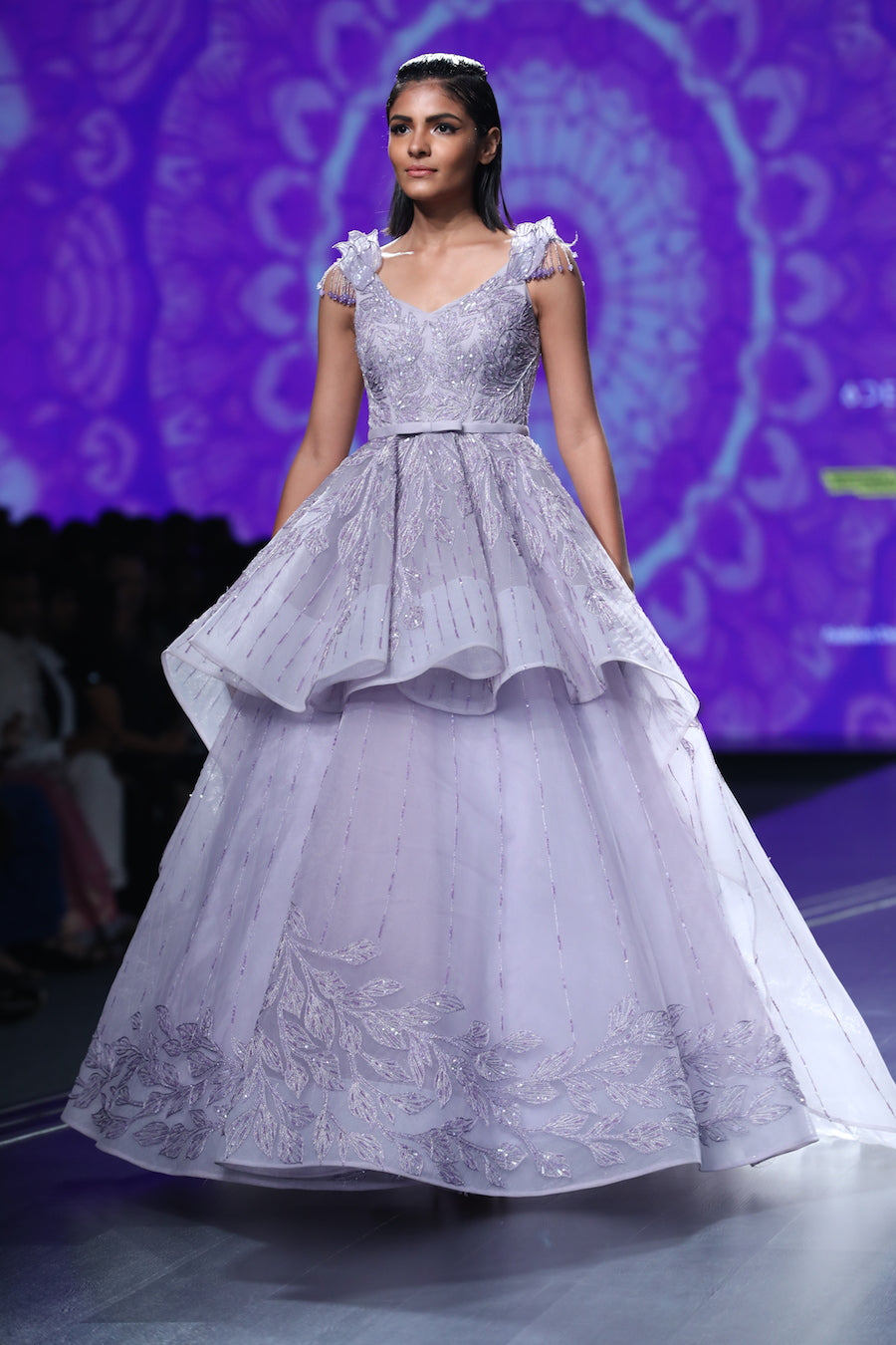 light purple peplum dress Jovani 52429